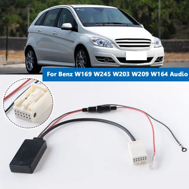 Adaptateur audio 27 Bluetooth avec câble audio de voiture pour Benz W203 W209 W