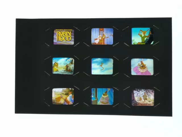 Robin Hood Vintage 35mm Film Cell Animated Disney Cel Movie Mounted Cinema Mixed