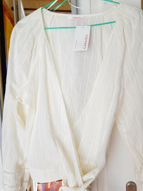 Blouse cache coeur camaieu best sale