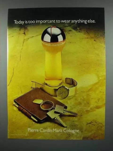 1981 Pierre Cardin Man's Cologne Ad - Important