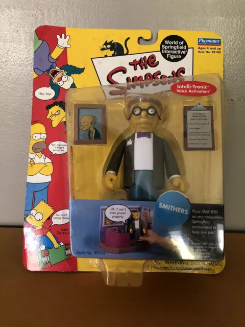 Playmates The Simpsons Action Figure Smithers World Of Springfield Series 2 New 1499 Picclick 