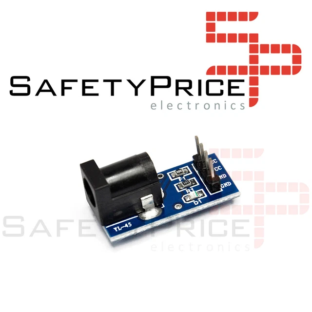 DC POWER MODULE Dc Adaptor Arduino Uno Mega Plate REF205 £3.04