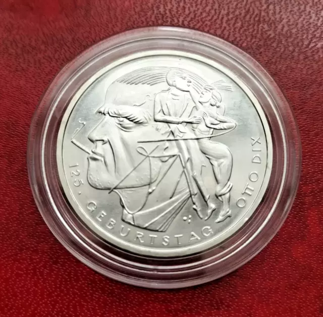 Bundesrepublik Deutschland 20 Euro 2016  125. Geb. Otto Dix  Silber .925