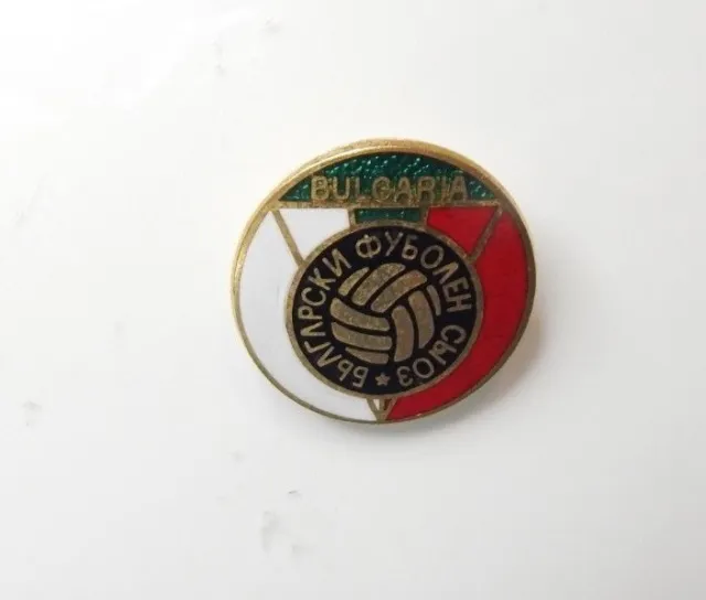 Vintage Bulgarian National Football Team Enamel Badge 2.5 cm's 2