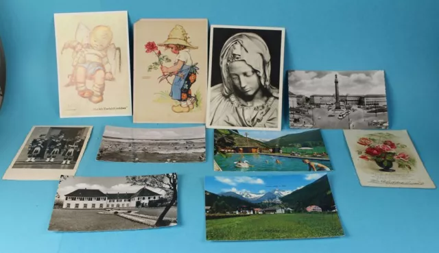 10 Various Ak `S - Postcards From 1930er Years - Used + Unused S1