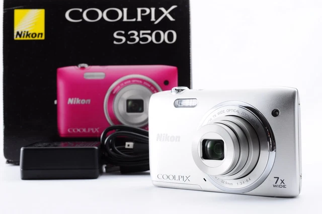 Appareil Photo Nikon Coolpix S3500 Avec écran Défectueux - Pour Pièces Ou Réparation, Compact Numérique