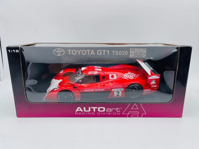 TOYOTA GT1 TS020 1/18 24 HEURES DU MANS AUTO ART BOITE D'ORIGINE