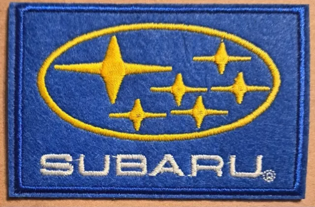 Subaru embroidered Iron on patch