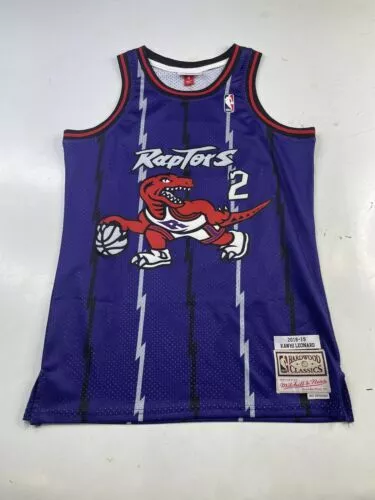 Kawhi Leonard #2 Jersey Hardwood Classics Toronto Raptors Mitchell & Ness Small