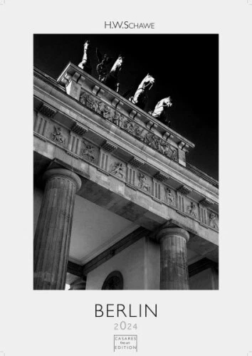 Berlin schwarz-weiss 2024 S 29x21cm|Kalender