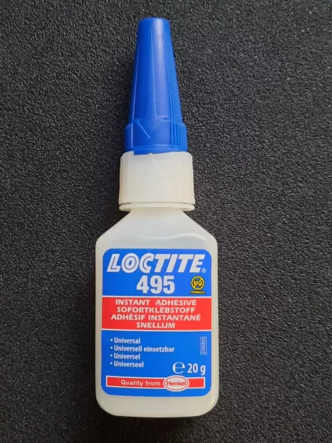 Loctite 495 20g Sofortklebstoff / Sekundenkleber - MHD 01/2025 Original EU-Ware