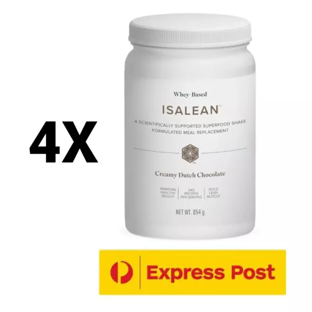 SALE 4 x ISAGENIX IsaLean Protein Shake Meal Replacement 5 Flavours To Choose