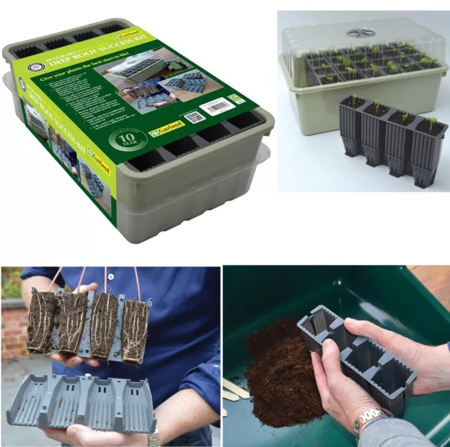 Deep Rootrainer Sets Root Trainer Books 28 Durable Cells Plug Plant Seed Tray