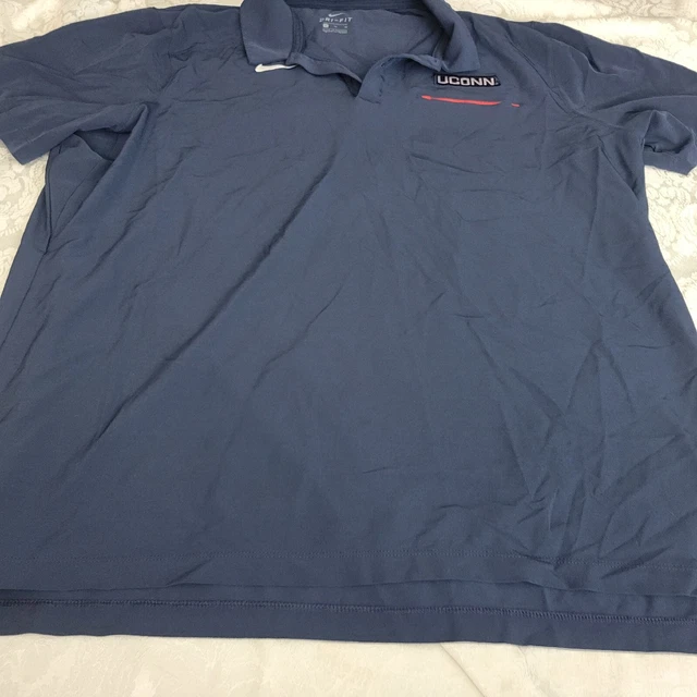 NIKE GOLF  UConn Huskies Dri-Fit Polo Shirt Men's XL  UNIVERSITY OF CONNECTICUT