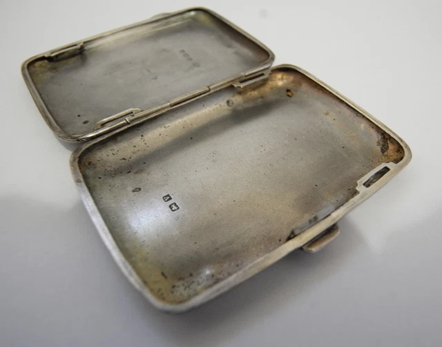 Silver950刻印 Cigarette Case 金槌目 日本製 110g Silver950刻印 Cigarette Case 金槌目 日本製 110g