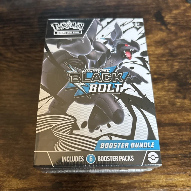 POKEMON TCG SCARLET & Violet Black Bolt Booster Bundle Sealed- Includes ...