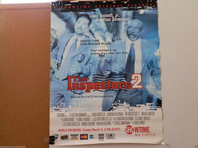 COLLECTIBLE  (2000)  "INSPECTORS 2" POSTER Louis Gossett Jr (Showtime)