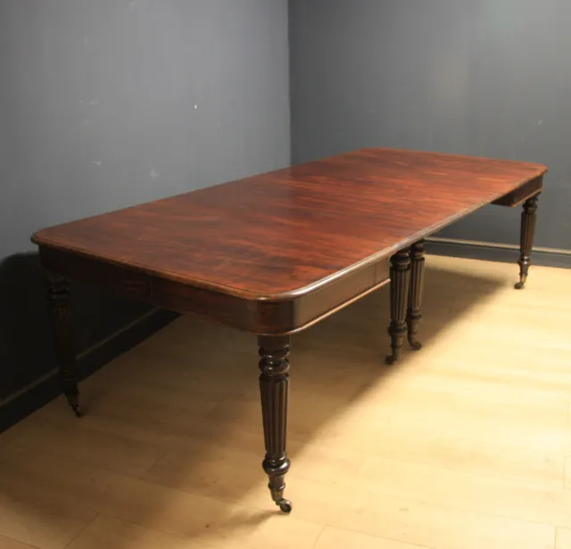 Antique Regency Mahogany Dining Table