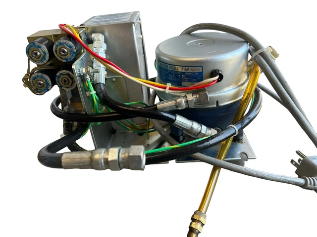Adec 1005 Dental Chair Replacement Part Hydraulic Motor Pump & Solenoid Assembly Adec 1005 Dental Chair Replacement Part Hydraulic Motor Pump & Solenoid Assembly