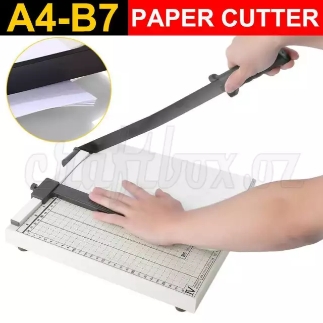 Professional Heavy Duty A4 To B7 Paper Cutter Guillotine Trimmer Home Office NEW