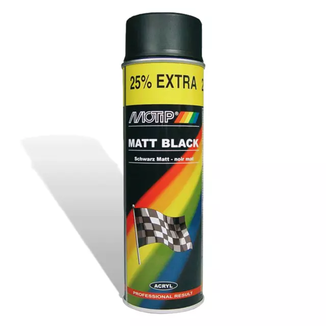 Peinture MOTIP Noir mat - 500 ml