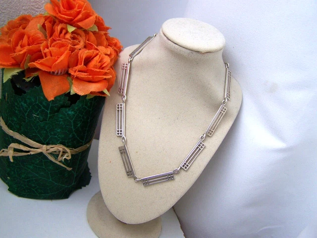 Charles Rennie Mackintosh Cjl Carrick 925 Solid Sterling Silver 18" Necklace Charles Rennie Mackintosh Cjl Carrick 925 Solid Sterling Silver 18" Necklace