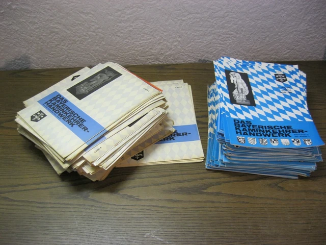 Sammlung: DAS BAYERISCHE KAMINKEHRERHANDWERK 256 Hefte  1964 bis 1986