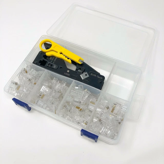 RJ45 Netwerkkabel STP koppeling met LSA strook CAT 6