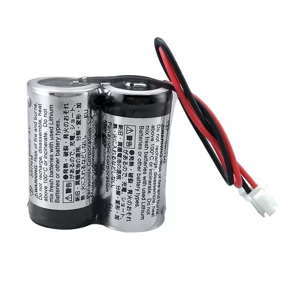 CR123A MR-BAT6V1SET 2CR17335A Battery 3V 1400mAh Non-rechargeable with Plug New 3