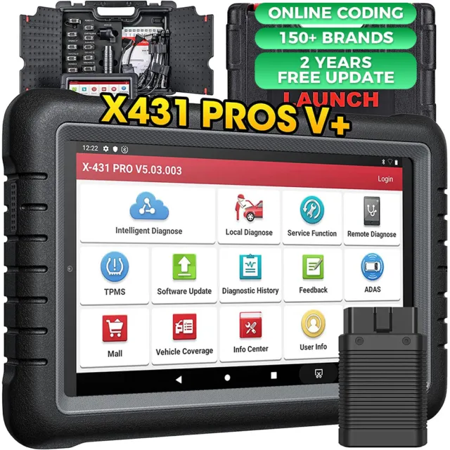 2024 LAUNCH X431 Pros V+ V Pro PRO3S+ PRO 5 Outil Codage ECU Systèmes Complète