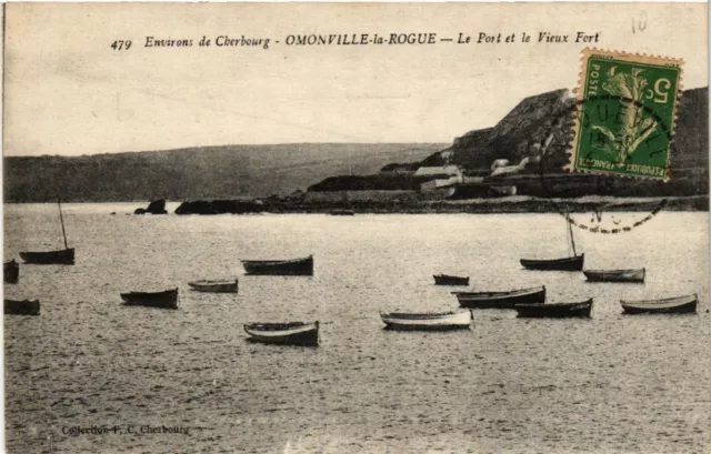 CPA Env. de CHERBOURG-Omonville-la-Rogue - Le Port et le Vieux-Fort (589155)