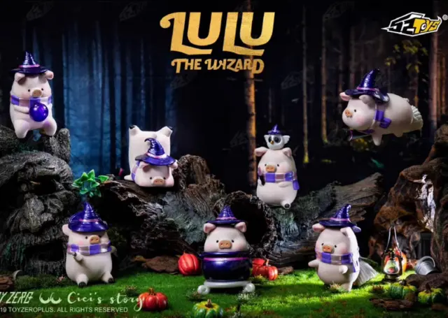 TOYZERO+ LuLu The Piggy Magician Series Confirmed Blind box Figure Toy Designer！