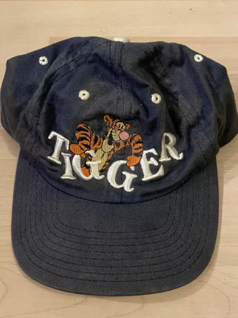 Vintage The Disney Store Tigger Snapback Hat Made In USA Cap Disney B