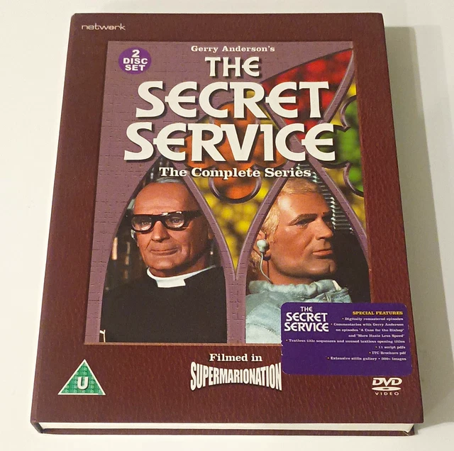 GERRY ANDERSON THE Secret Service Complete Series DVD Box Set Region 2 ...