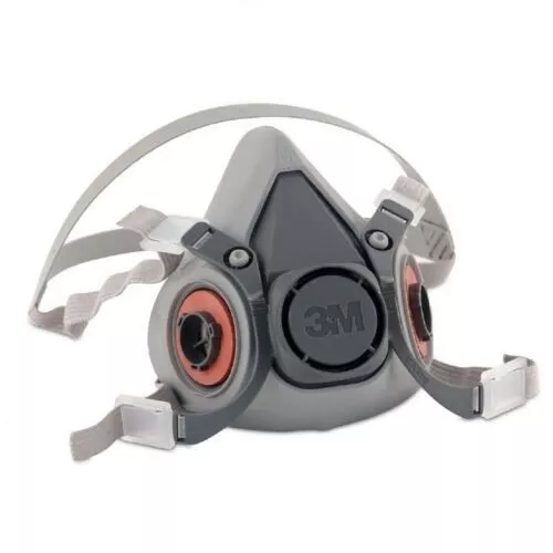 3M 6200 Half Facepiece Reusable Respirator, Respiratory Protection Size MEDIUM