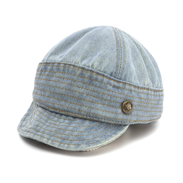 Cappello da baseball semplice protezione solare bambini berretto cappello jeans resistente