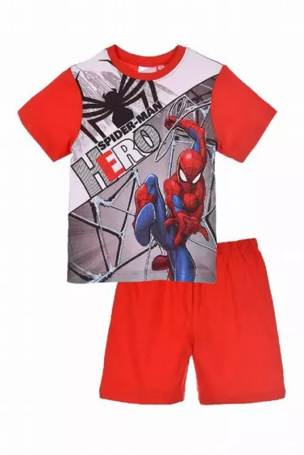 Pigiama Estate Rosso Spiderman Marvel (25423)