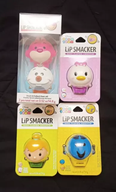Lip Smackers (x5) Disney Tsum Tsum