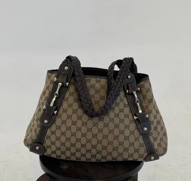 New Gucci Signature Pelham Medium Brown Canvas Leather Purse. Authentic! New Gucci Signature Pelham Medium Brown Canvas Leather Purse. Authentic!