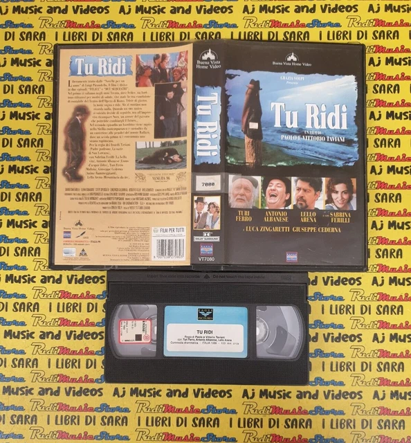 VHS FILM TU RIDI 1999 turi ferro antonio albanese lello arena BUENA ...