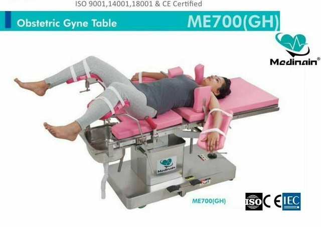 NEW OT TABLE, ME -700 GH (Hydraulic ) Medinain Gynaecology Obstertrics
