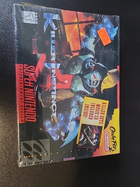 Killer Instinct Music CD Inside (Super Nintendo Snes) NEW & SEALED