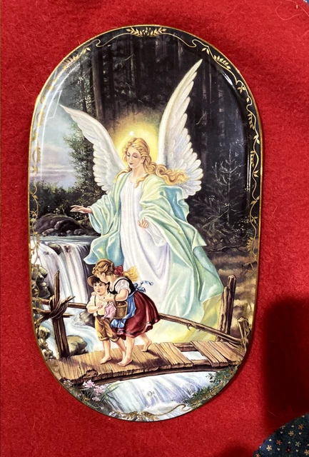 1995 Behuteter Heimweg GUARDIAN ANGEL German Oval Plate