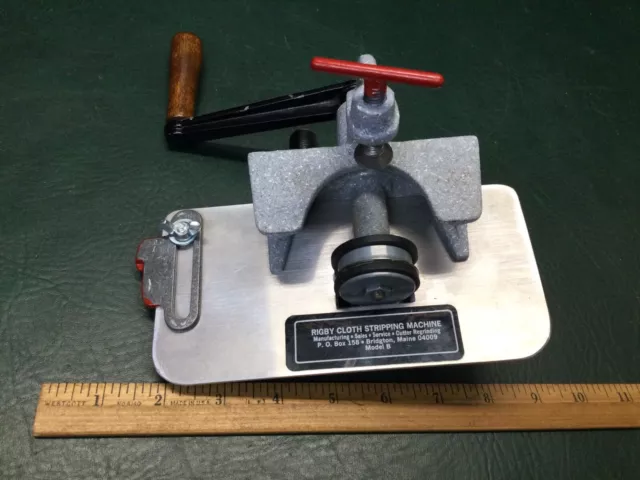 Máquina para quitar tela Rigby de colección modelo B con cortador RB1 Máquina para quitar tela Rigby de colección modelo B con cortador RB1