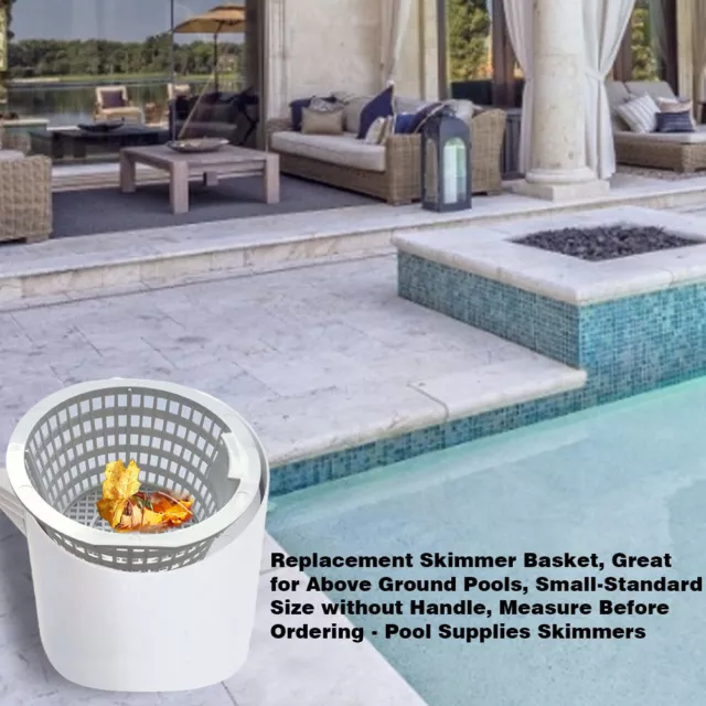 Universal Replacement Skimmer Basket Plastic Skimmers Aboveground Swimming Pool