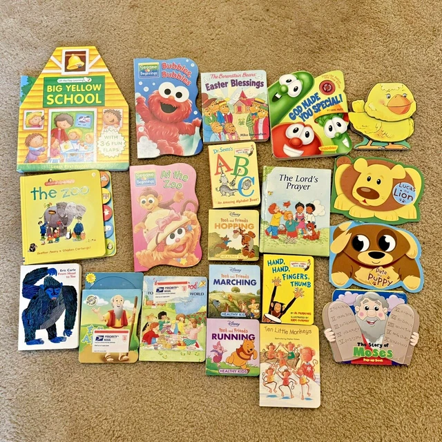 {LOT 20} CHILDREN Board Books Baby Toddler Daycare Kids Books - Disney ...