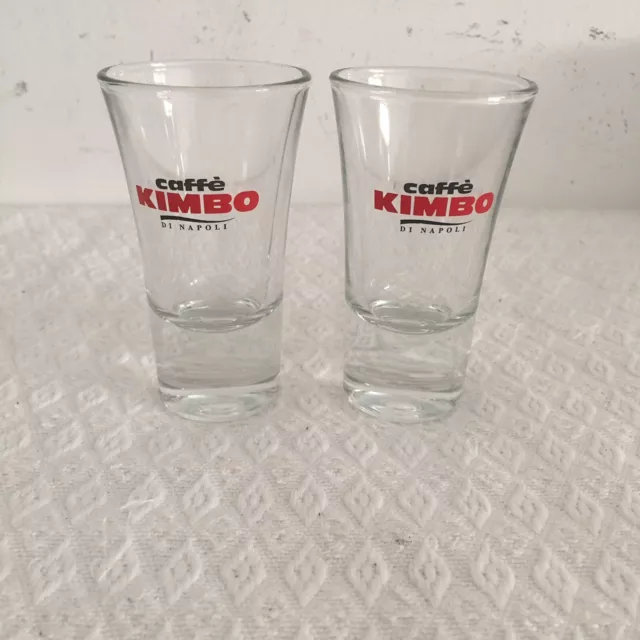 CAFFE KIMBO - Lot de 2 Verres a cafe - latte KIMBO - neuf