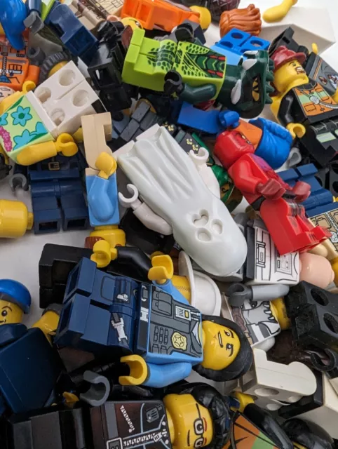 LEGO Minifigures & Accessories X 10 - Mixed Mini Figure Job Lot Bundle Set