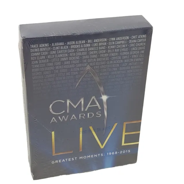 NEW CMA Awards Live Greatest Moments 1968-2015 (10 DVD Set) Time Life Sealed