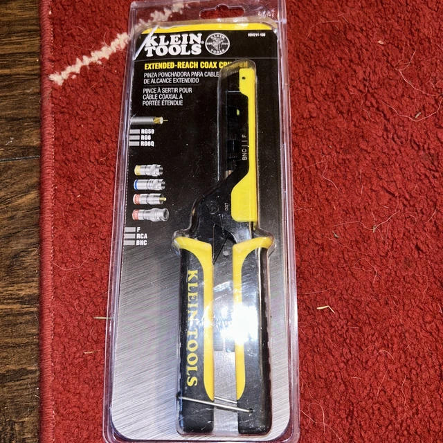 Klein Tools Extended-Reach Coax Crimper VDV211-100